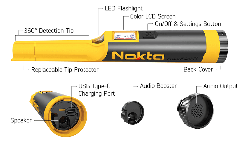 Nokta AccuPOINT Pointer Specifications